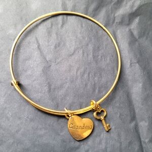 Grandma & Key Charm Bracelet